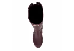 Hunter Boots Llc Womens Original Back Adj Rain Boot - Dark Red -Shoe Shop US 01 302459 05