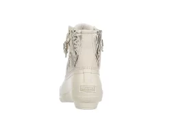 Sperry Womens Syren Gulf Metallic Animal Duck Boot - Ivory -Shoe Shop US 01 302508 04