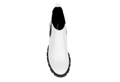 Madden Girl Womens Tessa Chelsea Boot - White -Shoe Shop US 01 302520 05