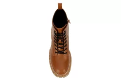 Madden Girl Womens Philly Lace Up Boot - Cognac 14 Madden Girl Womens Philly Lace Up Boot - Cognac -Shoe Shop US 01 302638 05