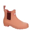 Hunter Boots Llc Womens Original Chelsea Rain Boot - Pink -Shoe Shop US 01 302663 00