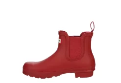 Hunter Boots Llc Womens Original Chelsea Rain Boot - Red -Shoe Shop US 01 302666 03