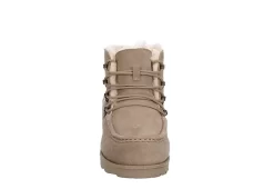 Bearpaw Womens Malinda Lace-up Boot - Stone -Shoe Shop US 01 302679 02