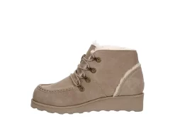 Bearpaw Womens Malinda Lace-up Boot - Stone -Shoe Shop US 01 302679 03