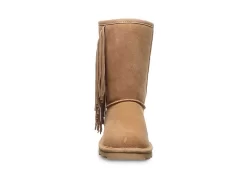 Bearpaw Womens Cherilyn Fur Boot - Tan -Shoe Shop US 01 302685 02