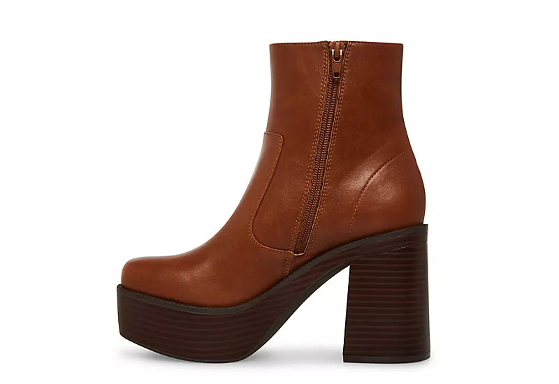 Madden Girl Womens Grace Dress Boot - Cognac 6 Madden Girl Womens Grace Dress Boot - Cognac - Image 4