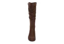 Xappeal Womens Cheyenne Wide Calf Tall Boot - Brown -Shoe Shop US 01 302740 02