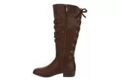 Xappeal Womens Cheyenne Wide Calf Tall Boot - Brown -Shoe Shop US 01 302740 03