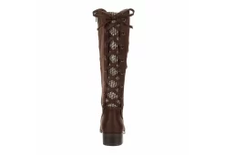 Xappeal Womens Cheyenne Wide Calf Tall Boot - Brown -Shoe Shop US 01 302740 04