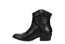 Michael By Michael Shannon Womens Daisy Western Boot - Black -Shoe Shop US 01 302750 03