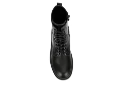 Limelight Womens Erin Combat Boot - Black -Shoe Shop US 01 302755 05