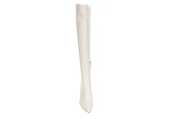 Michael By Michael Shannon Womens Camille Wide Calf Over The Knee Boot - Off White -Shoe Shop US 01 302768 02