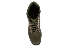 Limelight Womens Halle Lace-up Boot - Olive -Shoe Shop US 01 302780 05