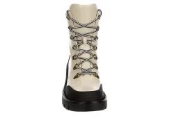 Michael By Michael Shannon Womens Natacha Lace-up Boot - Ivory -Shoe Shop US 01 302785 02