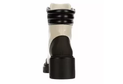 Michael By Michael Shannon Womens Natacha Lace-up Boot - Ivory -Shoe Shop US 01 302785 04