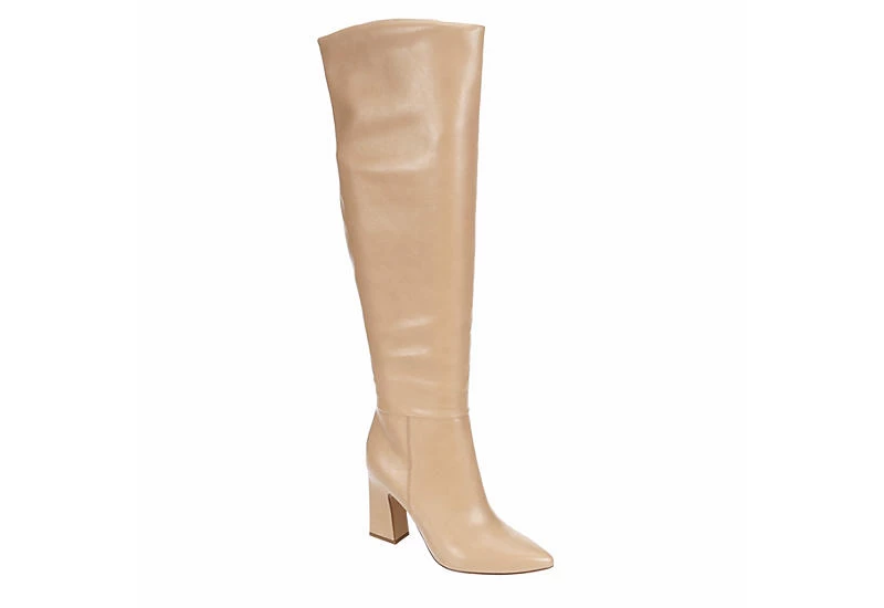 Michael By Michael Shannon Womens Camille Over The Knee Boot - Latte 3 Michael By Michael Shannon Womens Camille Over The Knee Boot - Latte