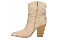 Michael By Michael Shannon Womens Dottie Western Boot - Beige 12 Michael By Michael Shannon Womens Dottie Western Boot - Beige -Shoe Shop US 01 302820 03