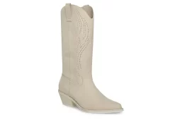 Shoe Shop 35 Madden Girl Womens Ryder Western Boot - Ivory