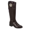 Michael By Michael Shannon Womens Brielle Tall Riding Boot - Dark Brown -Shoe Shop US 01 302836 00