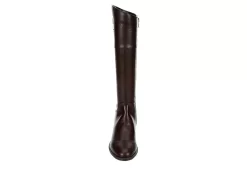 Michael By Michael Shannon Womens Brielle Tall Riding Boot - Dark Brown -Shoe Shop US 01 302836 02