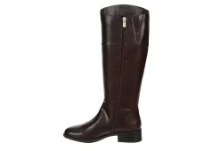Michael By Michael Shannon Womens Brielle Wide Calf Tall Riding Boot - Dark Brown -Shoe Shop US 01 302837 03