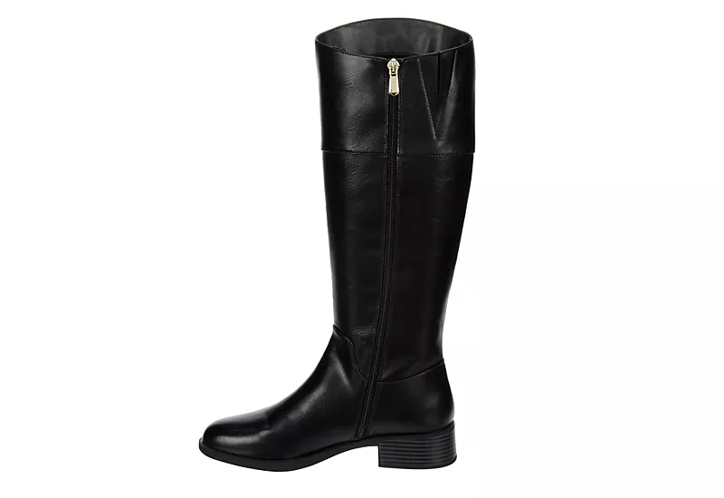 Michael By Michael Shannon Womens Brielle Tall Riding Boot - Black 6 Michael By Michael Shannon Womens Brielle Tall Riding Boot - Black - Image 4