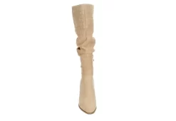 Michael By Michael Shannon Womens Millie Wide Calf Tall Boot - Tan -Shoe Shop US 01 302843 02