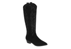 Dv By Dolce Vita Womens Kitschy Western Boot - Black