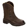 Justin Womens Gemma Western Boot - Dark Brown -Shoe Shop US 01 302861 00