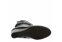 Lauren Blakwell Womens Johanna Wide Calf Wedge Boot - Black -Shoe Shop US 01 302867 06