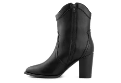 Juicy Couture Womens Tamra Western Boot - Black -Shoe Shop US 01 302873 03