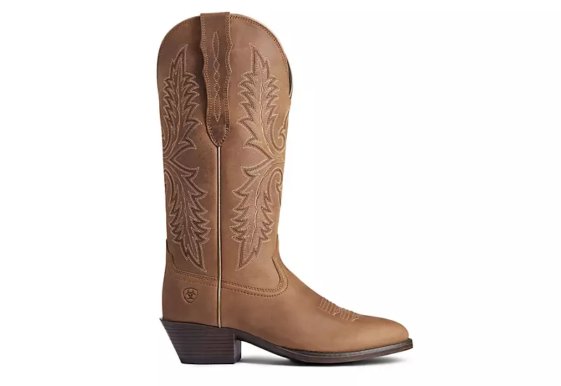 Ariat Womens Heritage Western Boot - Brown 4 Ariat Womens Heritage Western Boot - Brown - Image 2