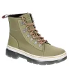 Dr. Martens Dr.martens Womens Combs Nylon Combat Boot - Olive -Shoe Shop US 01 302897 00