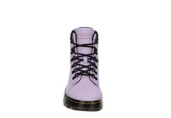 Dr. Martens Dr.martens Womens Combs Nylon Combat Boot - Lilac -Shoe Shop US 01 302907 02
