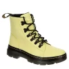 Dr. Martens Dr.martens Womens Combs Nylon Combat Boot - Yellow -Shoe Shop US 01 302908 00