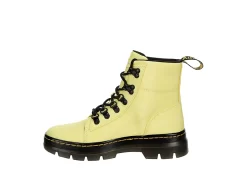 Dr. Martens Dr.martens Womens Combs Nylon Combat Boot - Yellow -Shoe Shop US 01 302908 03