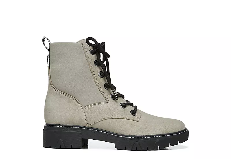 Dr. Scholl's Womens Hudson Combat Boot - Green 4 Dr. Scholl's Womens Hudson Combat Boot - Green - Image 2