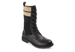 Journee Collection Womens Melei Lace Up Boot - Black