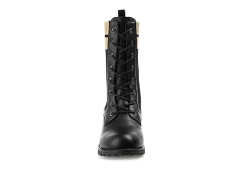 Journee Collection Womens Melei Lace Up Boot - Black -Shoe Shop US 01 303339 02