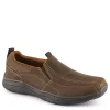 Skechers Mens Dockland Slip On Oxford - Brown -Shoe Shop US 01 311272 00