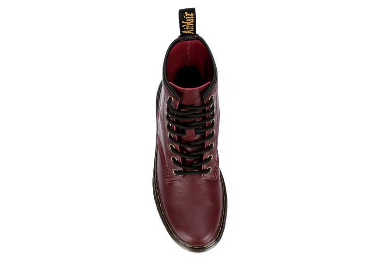 Dr. Martens Dr.martens Womens Zavala Combat Boot - Red 8 Dr. Martens Dr.martens Womens Zavala Combat Boot - Red - Image 6