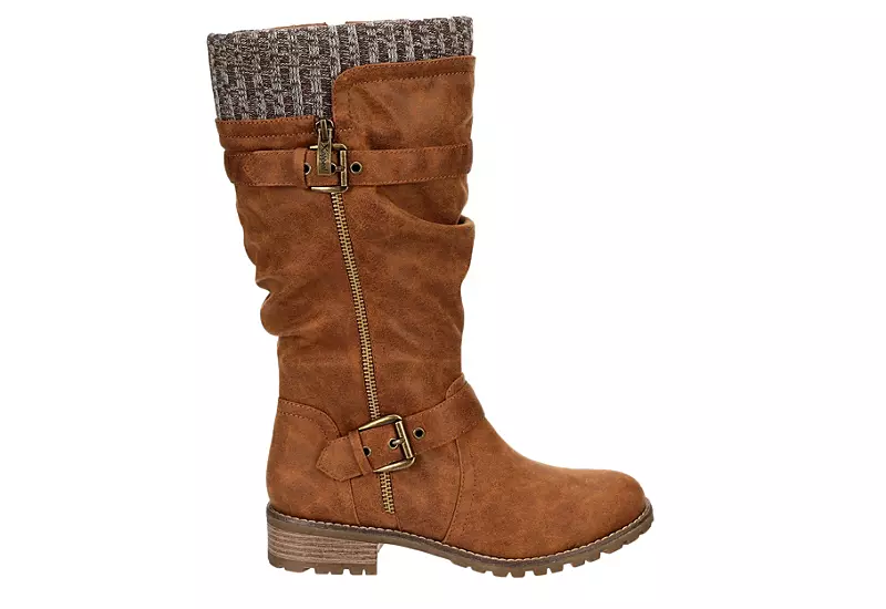Xappeal Womens Chelsey Tall Boot - Brown 4 Xappeal Womens Chelsey Tall Boot - Brown - Image 2