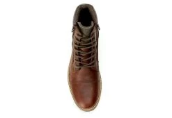 Franco Fortini Mens Dalton Lace-up Boot - Brown -Shoe Shop US 01 354116 05