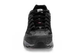 Skechers Mens 77055 Steel Toe Work Shoe - Black -Shoe Shop US 01 355057 02