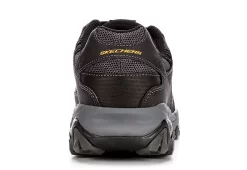 Skechers Mens 77055 Steel Toe Work Shoe - Black -Shoe Shop US 01 355057 04