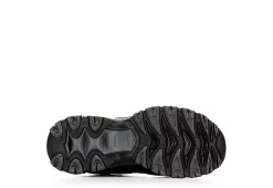 Skechers Mens 77055 Steel Toe Work Shoe - Black -Shoe Shop US 01 355057 06