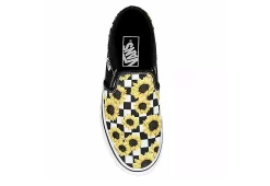 Vans Womens Asher Slip On Sneaker - Multicolor -Shoe Shop US 01 400511 05