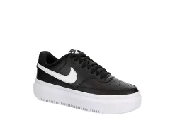 Nike Womens Court Vision Alta Sneaker - Black