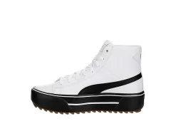 Puma Womens Kaia High Top Platform Sneaker - White -Shoe Shop US 01 400673 03