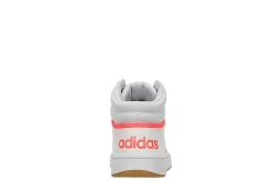 Adidas Womens Hoops 3.0 Mid Top Sneaker - White -Shoe Shop US 01 400745 04
